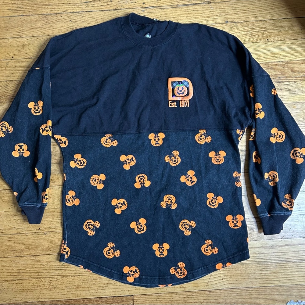 Disney Halloween Spirit Jersey Mickey Long Sleeve Shirt
